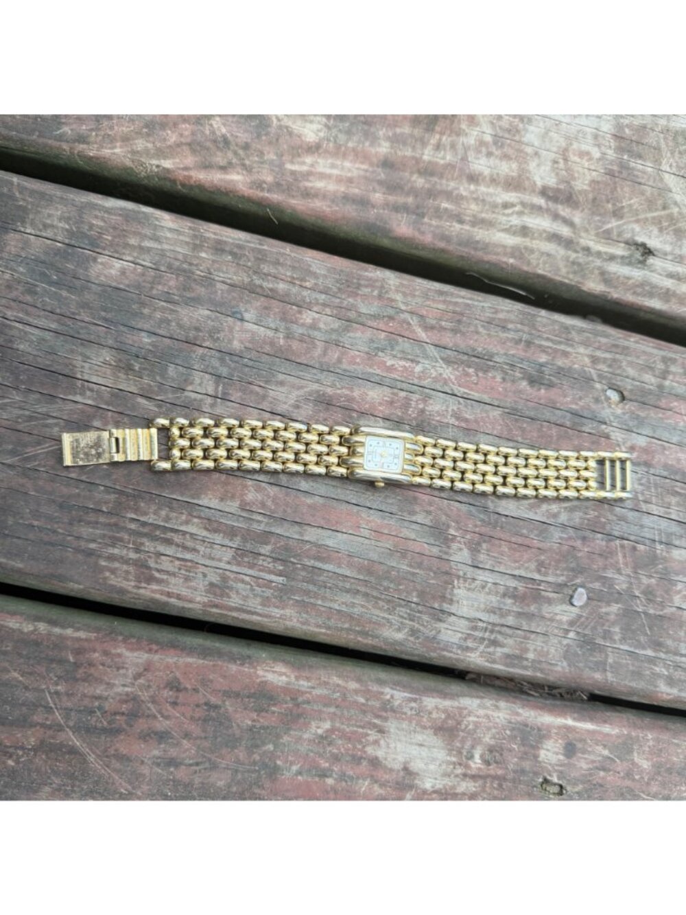 Paul Sebastian Gold-Tone Quartz Watch With Roman Numerals & Link Bracelet - Picture 7 of 7